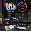 WINDOW DECALS AND STICKERS